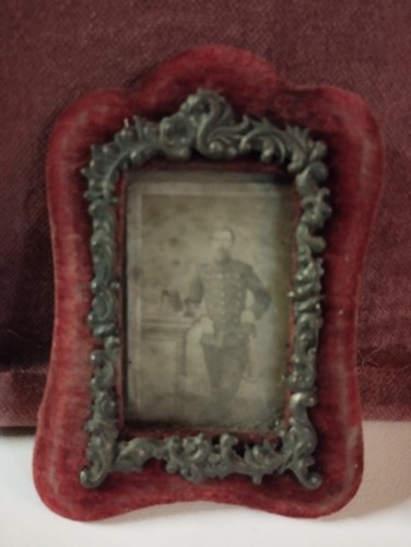 Ancien cadre photo avec - ,