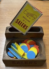BOÎTE EN BOIS POUR JETONS DE