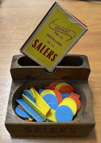 Boîte bois pour jetons - boÎte,