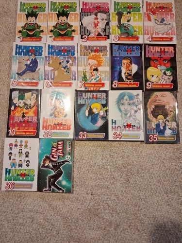 Hunter manga lot vol - x,
