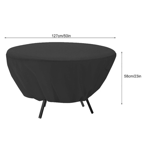 Round table dust cover - round,