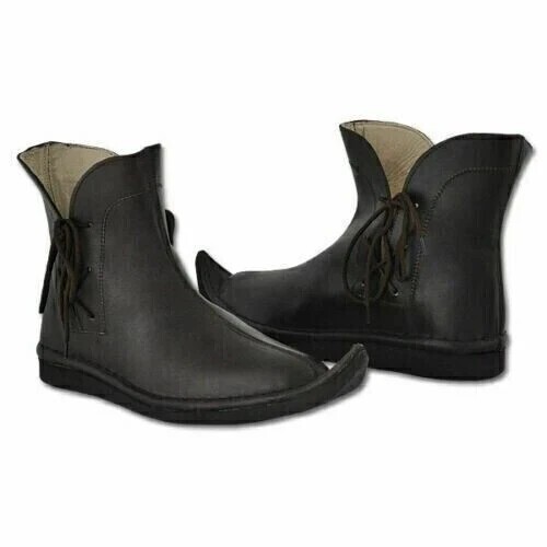 Bottes cuir viking - bottes,