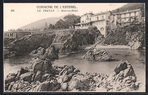 Cpa trayas corniche de - trayas,,