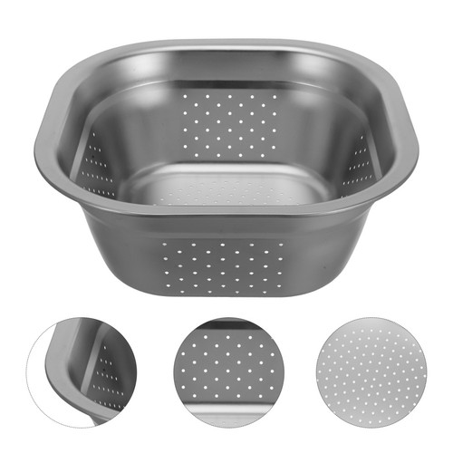 Bassine inox passoire - À, riz