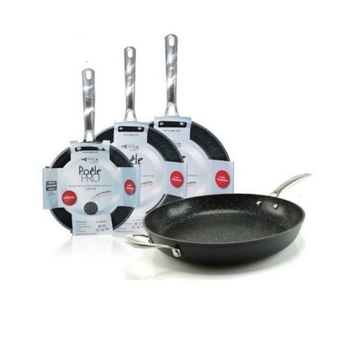 Lot poele prestige inox - 3,