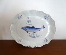 Plat à poisson porcelaine de