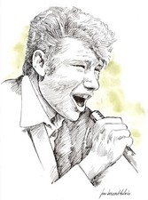 Carte Postale JOHNNY HALLYDAY