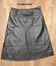 H&M - Jupe En Cuir Noir