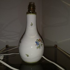 pied de lampe faïence de