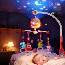 Baby Musical Mobile Crib with