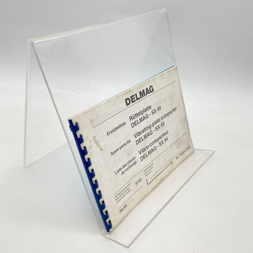 Delmag plaque vibrante sx - plaque,