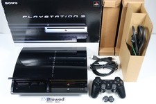 Sony PlayStation 3 PS3 CECHA00 60Go First Black Model Console W/BOX GAME F/S