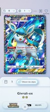 Pokemon TCG POCKET – Carte Givrali EX – FULL ART - Echange FR