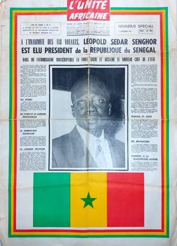 Leopold sedar senghor élu - leopold,