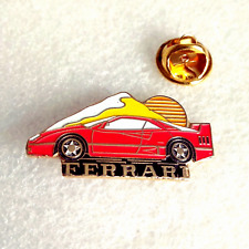 Pin's Pins lapel Pin Car Auto FERRARI F40 F 40 Signé