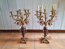 chandelier en bronze 5 branches 