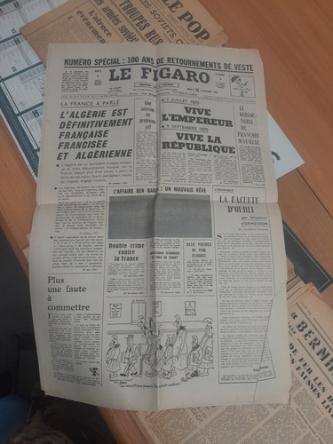Des vieux journaux datant - des, de
