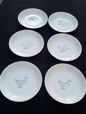6 ASSIETTES PORCELAINE LIMOGES