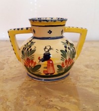 Vase en faience HB Quimper 