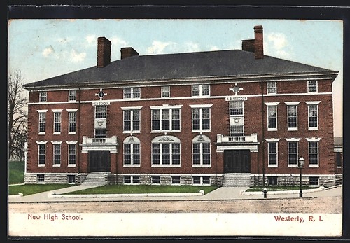 Carte postale westerly - carte,