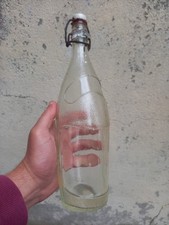 Bouteille ORANGINA 90cl Verre Bistrot Ancienne Soda Jus Fruit Collection 