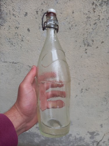 Bouteille orangina 90cl verre - bouteille,