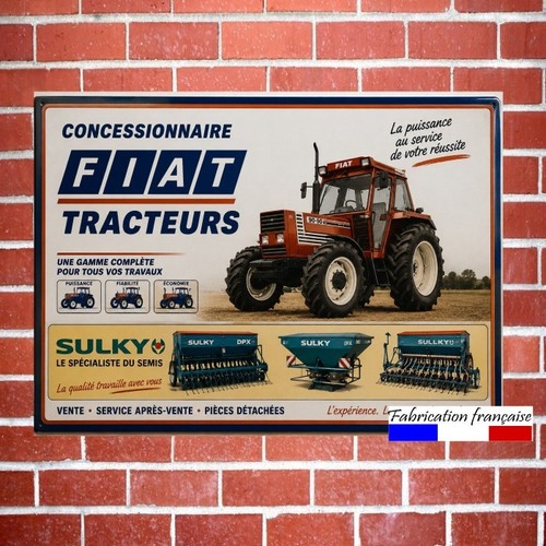 Plaque vintage concessionnaire