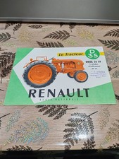 Rare brochure  PROSPECTUS De TRACTEUR Renault D 35 CV  Années 50 Original 