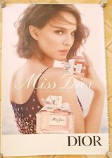 Affiche poster taille abribus 120cm x 176cm Miss Dior 2024 Natalie Portman