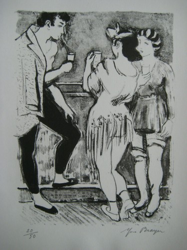 Brayer yves lithographie - yves,