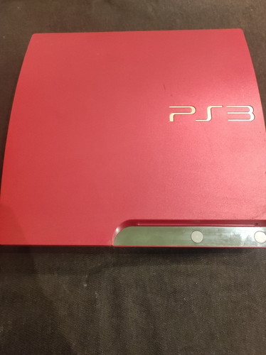 Console ps3 slim scarlet - console,