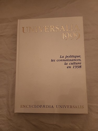 Encyclopedia universalis 1999 - encyclopedia,