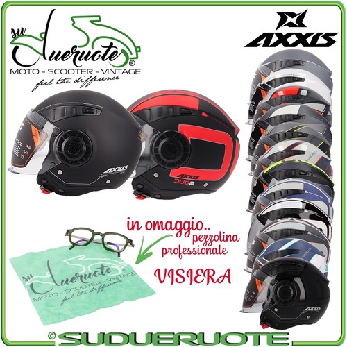 Casque jet homologué - jet, axxis