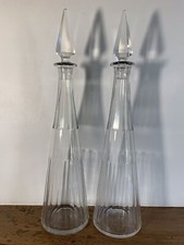 Paire de carafe à vin cristal