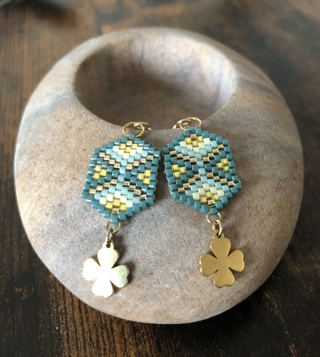 Boucles oreilles perles - d’oreilles, en