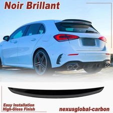 Pour Mercedes W177 A200 A250 A45 AMG Aileron Toit Spoiler Arrière Noir Brillant