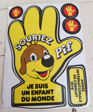 ancien autocollant 1979 PIF