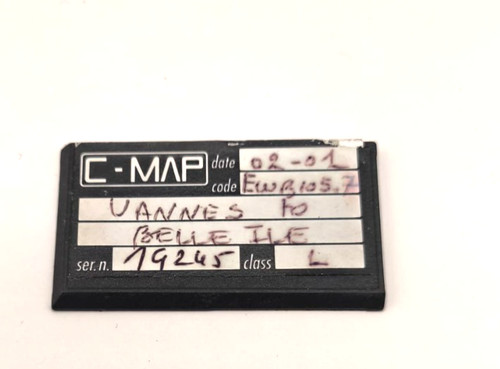 Carte map vannes to belle - carte,