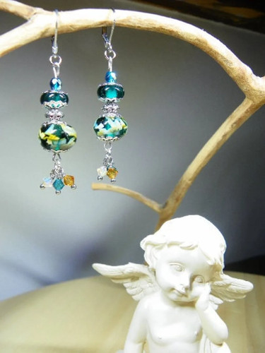 Boucles oreilles perles - d’oreilles, en
