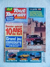 4X4 TOUT TERRAIN N°116 03/1999 EVASION AU MAROC TERRANO II HONDA HR-V DISCO TD5