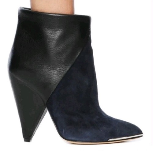 Iro keira navy suede black - navy,