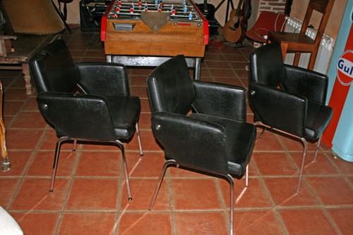 Fauteuil industriel noir - industriel,