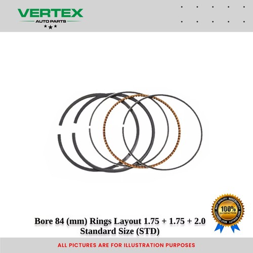 Complete piston ring set - complete,