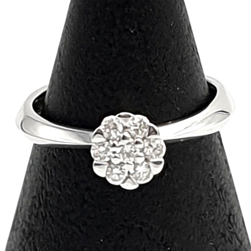Bague blanc 18k avec des - en,
