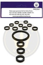 Crom Refroidissement Tuyau Joints pour Volvo Penta AQ115A AQ115B AQ130A 18-0590