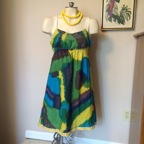 Sundress spaghetti strap green - spaghetti,