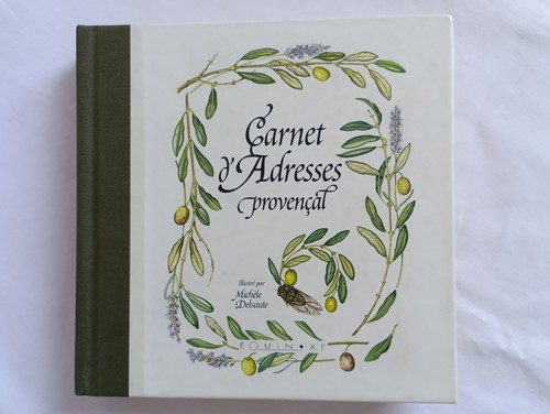 Carnet adresses provençal - carnet, d'adresses