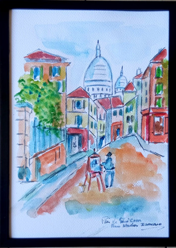 Paris sacre coeur rue - paris,