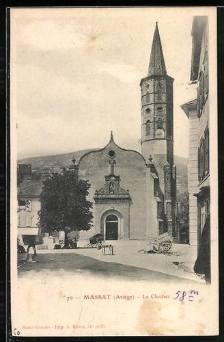Cpa massat ariége le - cpa,