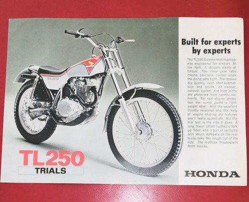 Catalogue honda tl250 250 tl - honda,